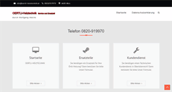 Desktop Screenshot of oertli-heiztechnik.at